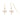 10mm Freshwater Pearl Drop Earrings 14K Yellow Gold
