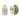 Emerald and Diamond Reversible Pavé-Set Huggie Earrings 14K Yellow Gold