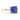 Cushion Tanzanite and Trillion Diamond Three Stone Ring 14K Yellow Gold