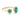 Emerald and Diamond Moi Et Toi Ring 14K Yellow Gold