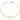 0.14 Carat Pavé Diamond Open Clover Paperclip Chain Bracelet 14K Yellow Gold