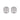 0.76 Carat Diamond Illusion-Set Emerald Shape Stud Earrings 18K White Gold