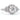 Round Diamond Halo Engagement Ring 14K White Gold