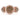 Brown and White Diamond Cluster Halo Ring 14K Rose Gold