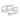 Three Row Multi-Shape Diamond Ring 14K White Gold