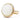 'Man In The Moonstone' and Rainbow Sapphire Ring 14K Yellow Gold