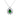 0.30 Carat Tsavorite and Diamond Teardrop Pendant 18K White Gold