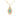 Turquoise and Diamond Pave Eye Pendant 14K Yellow Gold