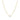 0.16 Carat Pavé Diamond Elongated Oval Paperclip Chain Necklace 14K Yellow Gold