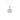 Round Diamond Sunburst Pendant 14K White Gold