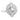 White Topaz and Diamond Art Deco Ring 14k White Gold
