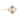 Fluted Diamond Clover Ring 14K Yellow Gold