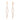 Pointy Diamond Dangle Earrings 14K Rose Gold
