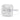 Baguette and Round Diamond Cluster Engagement Ring 18K White Gold