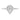Diamond Cluster Teardrop Ring 18K White Gold