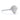 Diamond Cluster Teardrop Ring 18K White Gold