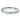 Baguette and Round Diamond Wedding Ring 18K White Gold